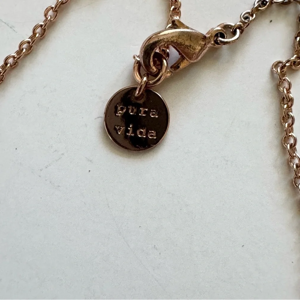 Pura Vida x ASPYN OVARD Rose Gold Bracelet Minimalist Design
