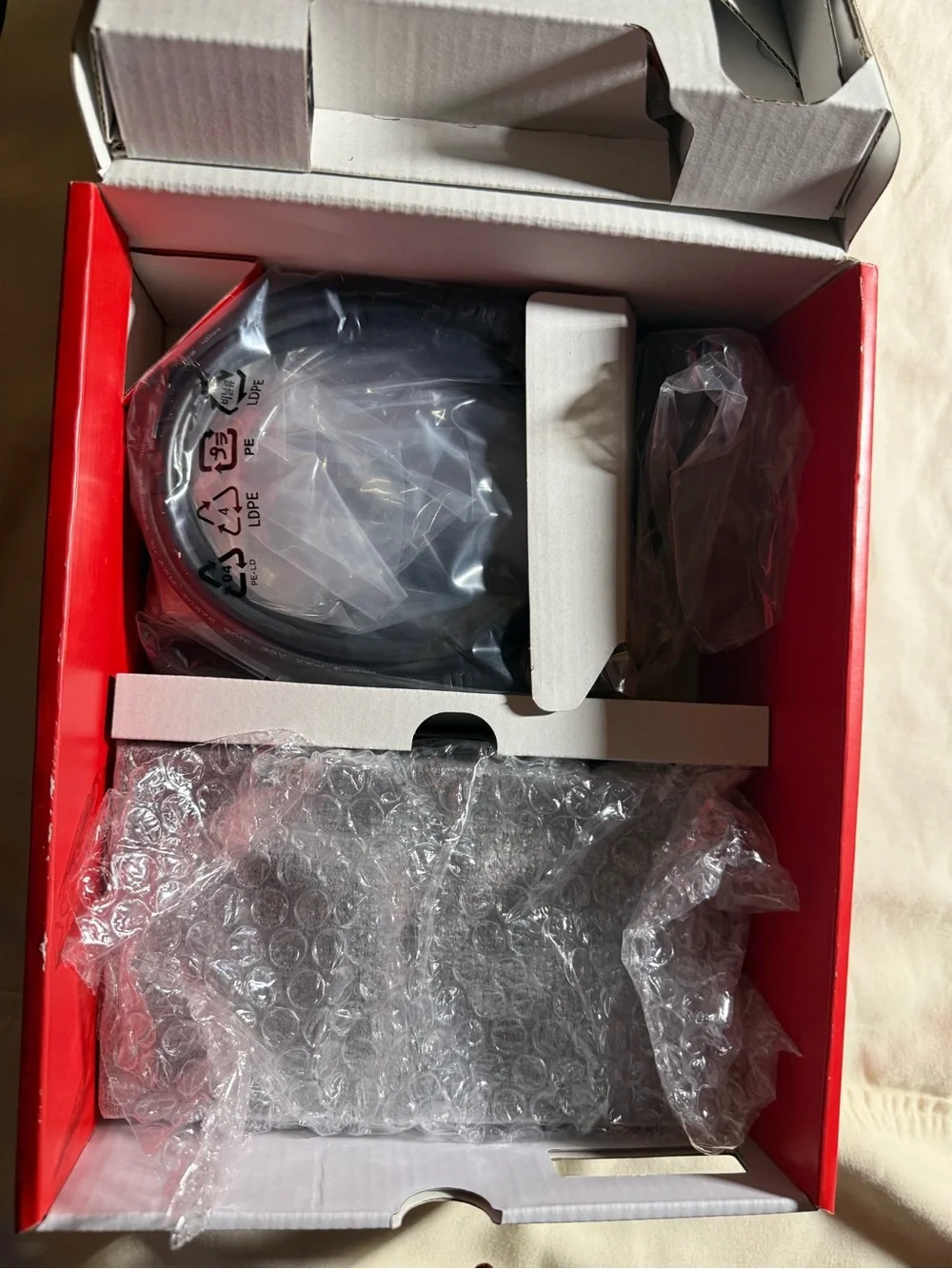 Nintendo Switch Console with Blue Left Joy-Con and Red Right Joy-Con