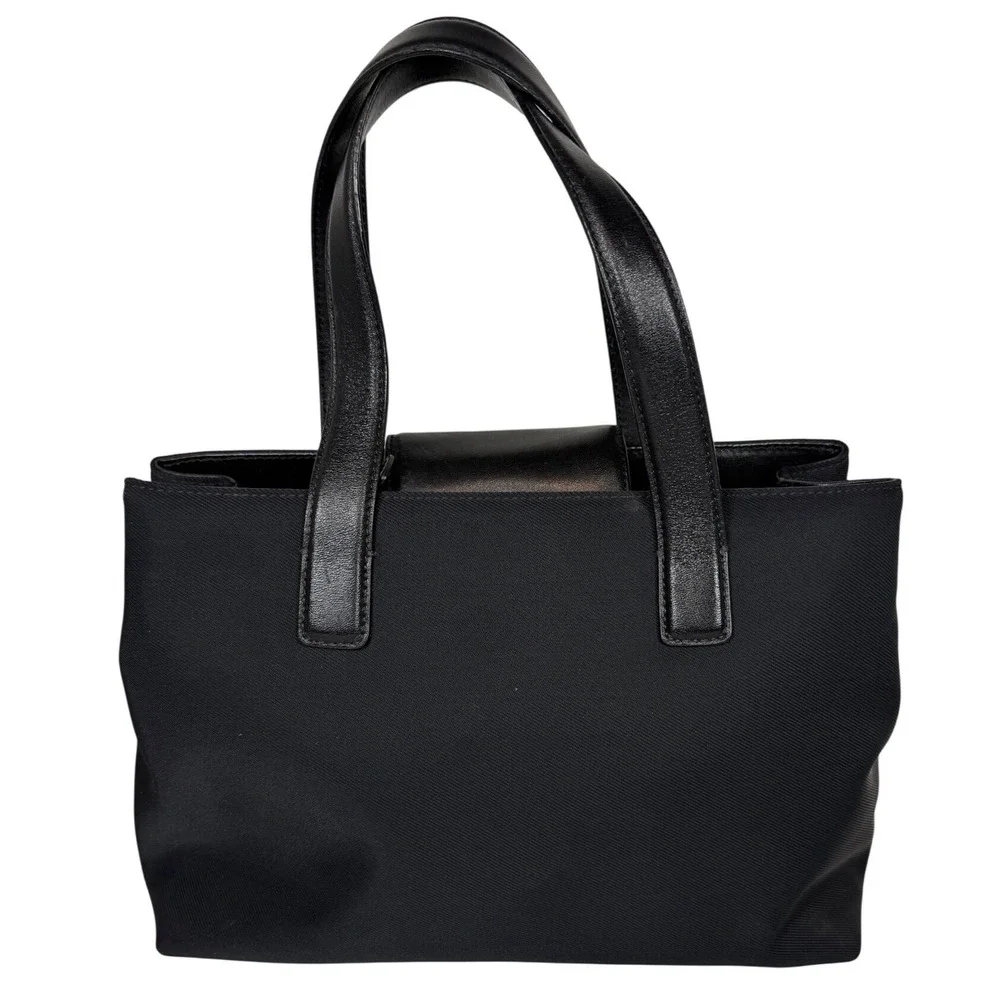 Vintage COACH Mercer Satchel (Model 7400) 1990s Durable Black Nylon Twill Fabric