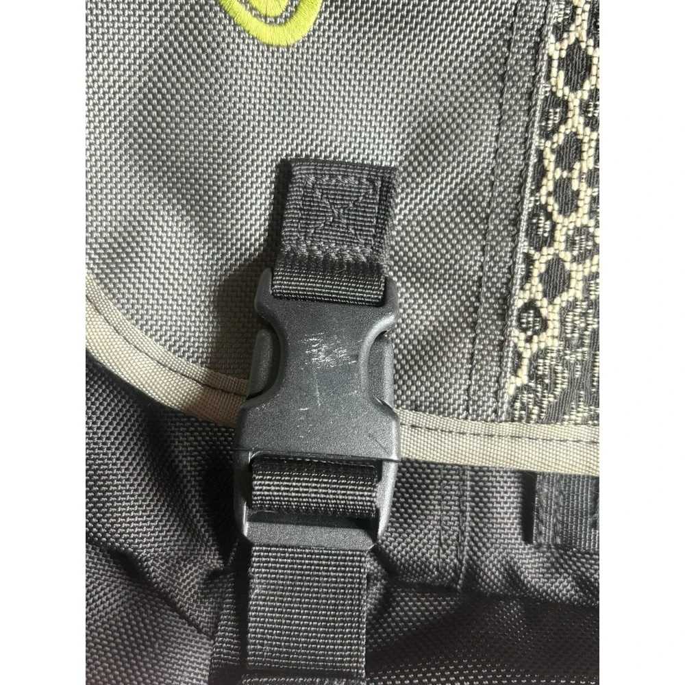 Vintage Timbuk2 Black Gray Rare Design Large Messenger Carry Bag-See Description