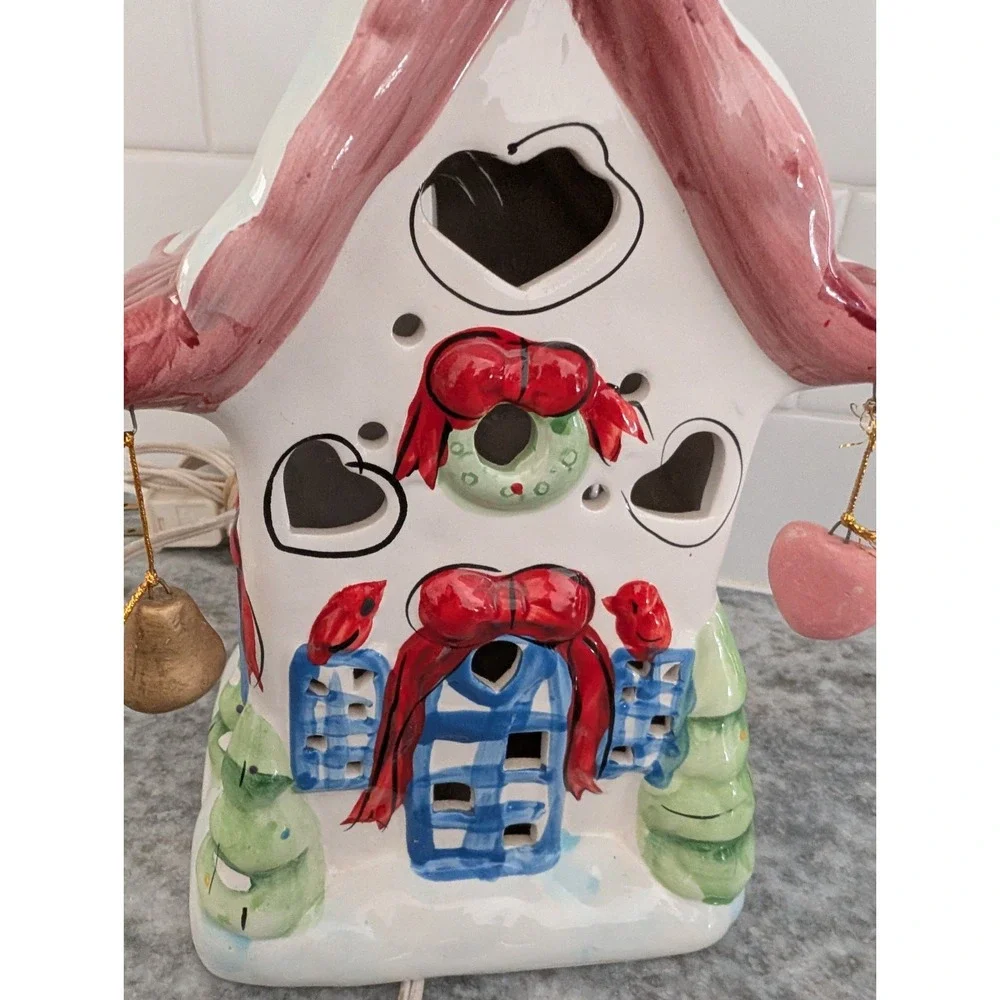 Vintage Elements Illuminated Christmas Village Church