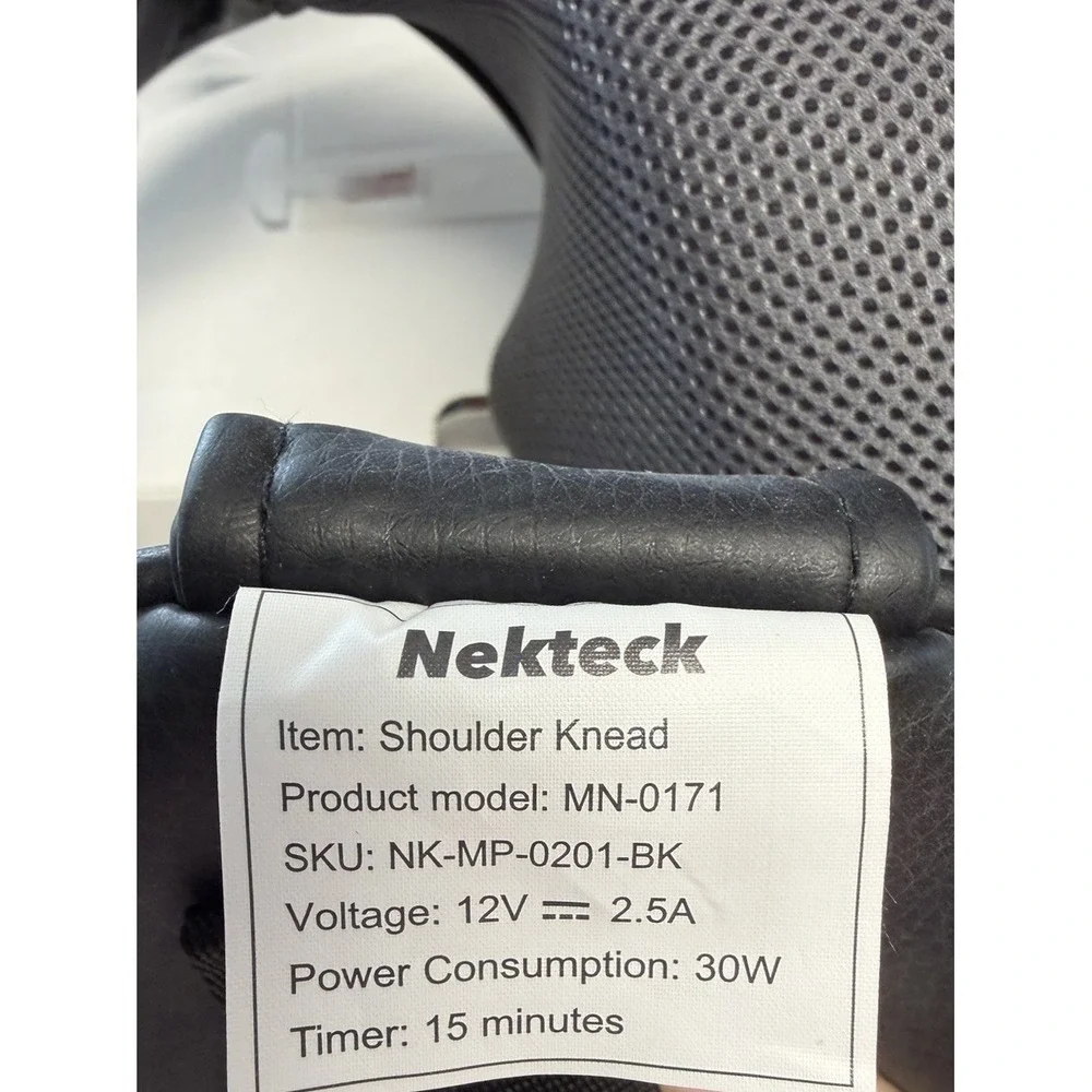 Car 12 V‎ AC DC Adapter Charger for Nekteck Shiatsu Massager Auto Vehicle Travel