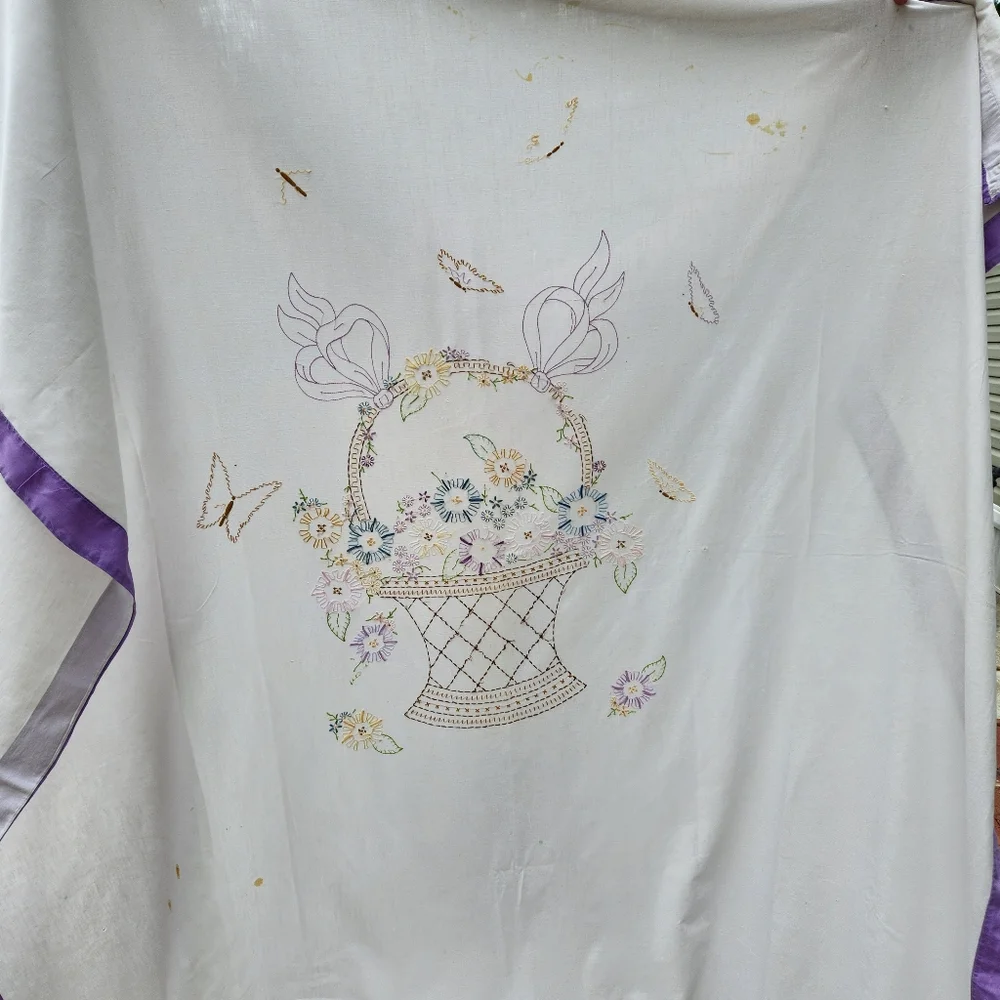Antique white delicate