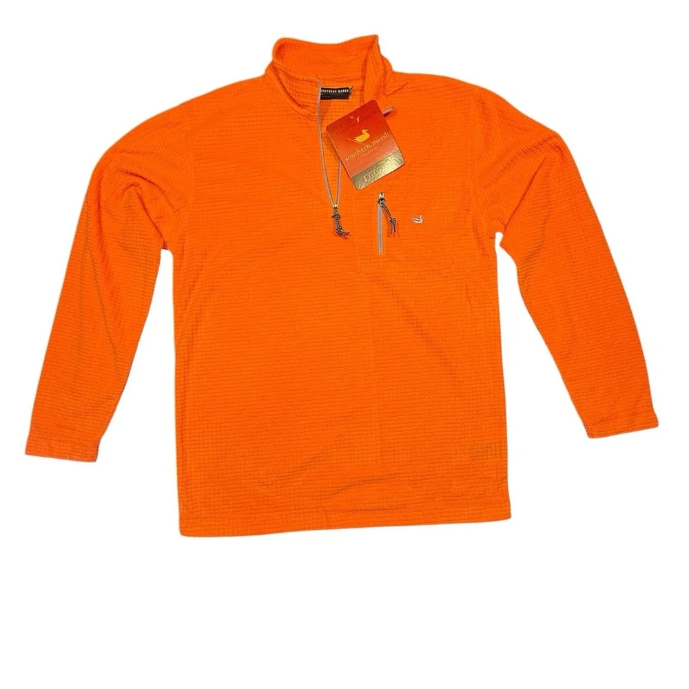 Southern Marsh Mens FIELDTEC DUNE PULLOVER Small‎ In Coral