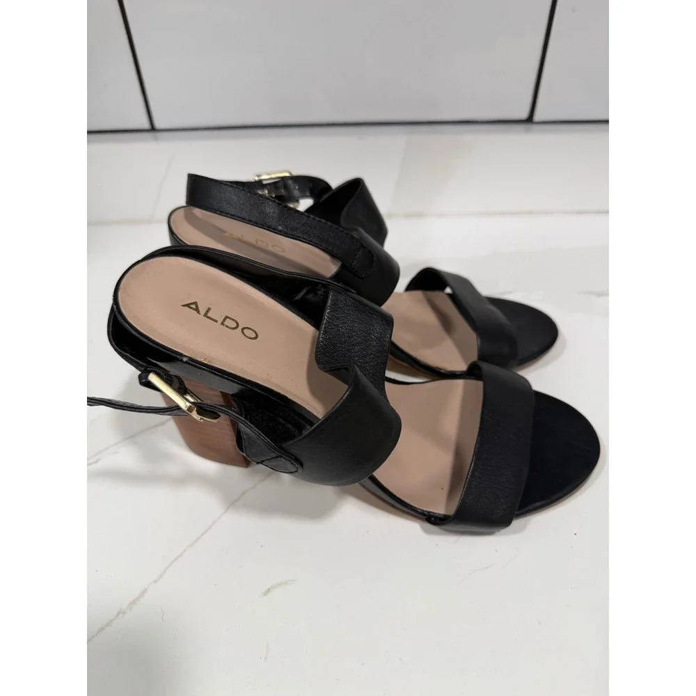 Aldo black leather