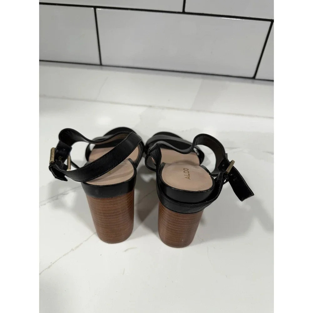 Aldo black leather