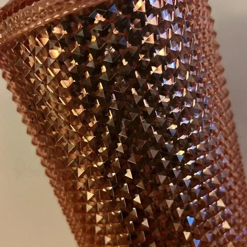 Starbucks Limited Edition Rose Gold‎ Studded Tumbler Venti 24oz Cup HTF