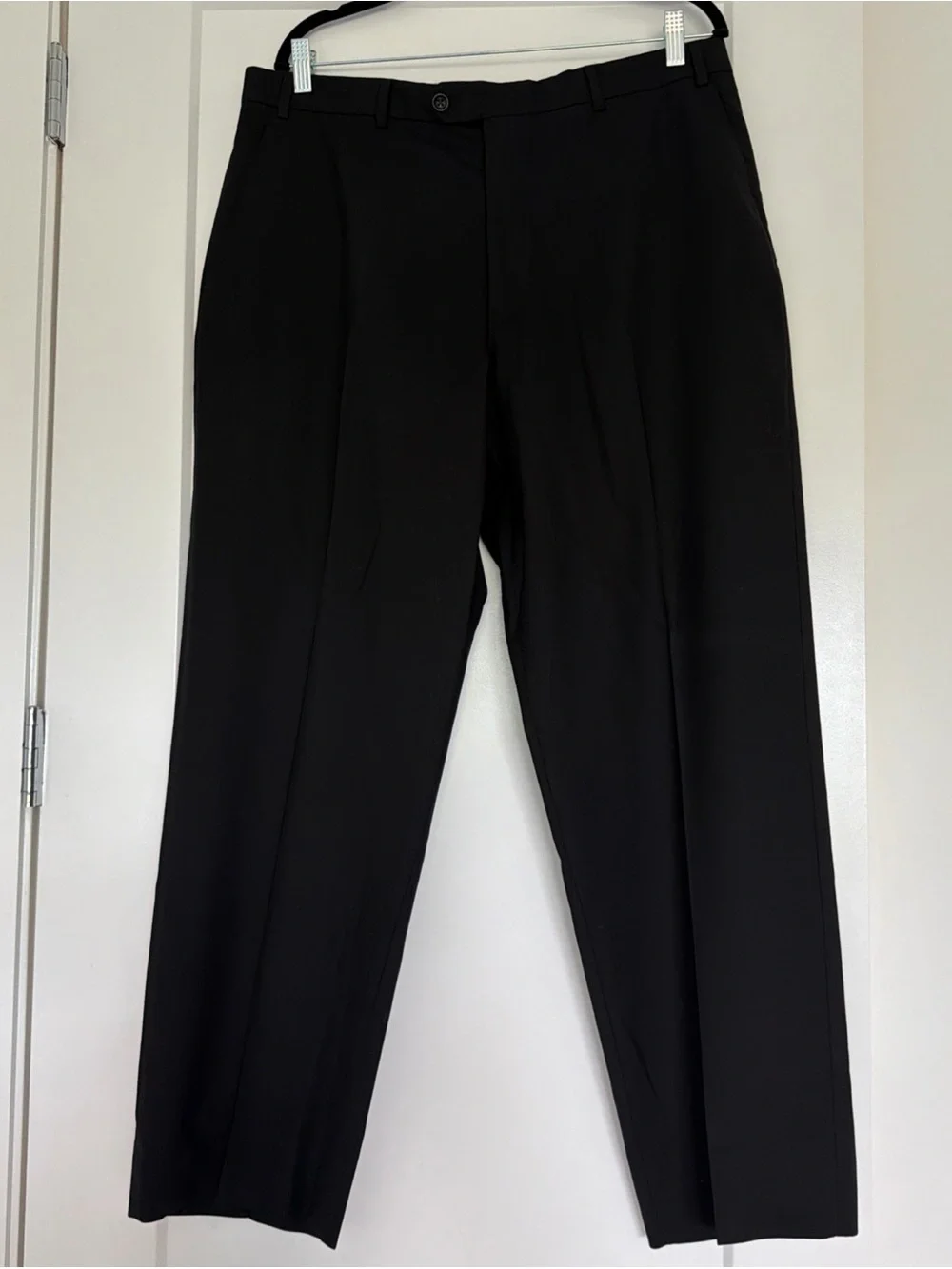 Vintage Armani Collezioni Dress Pants Black 36 Flat Front