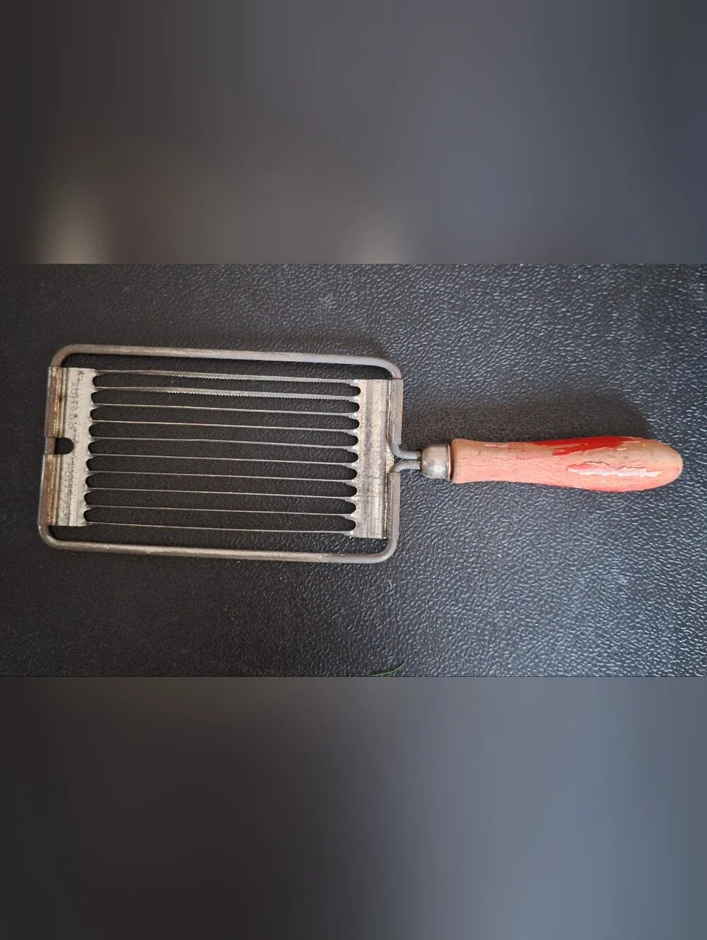 Vintage Tomado Holland Cheese / Tomato Slicer  with Wood Handle