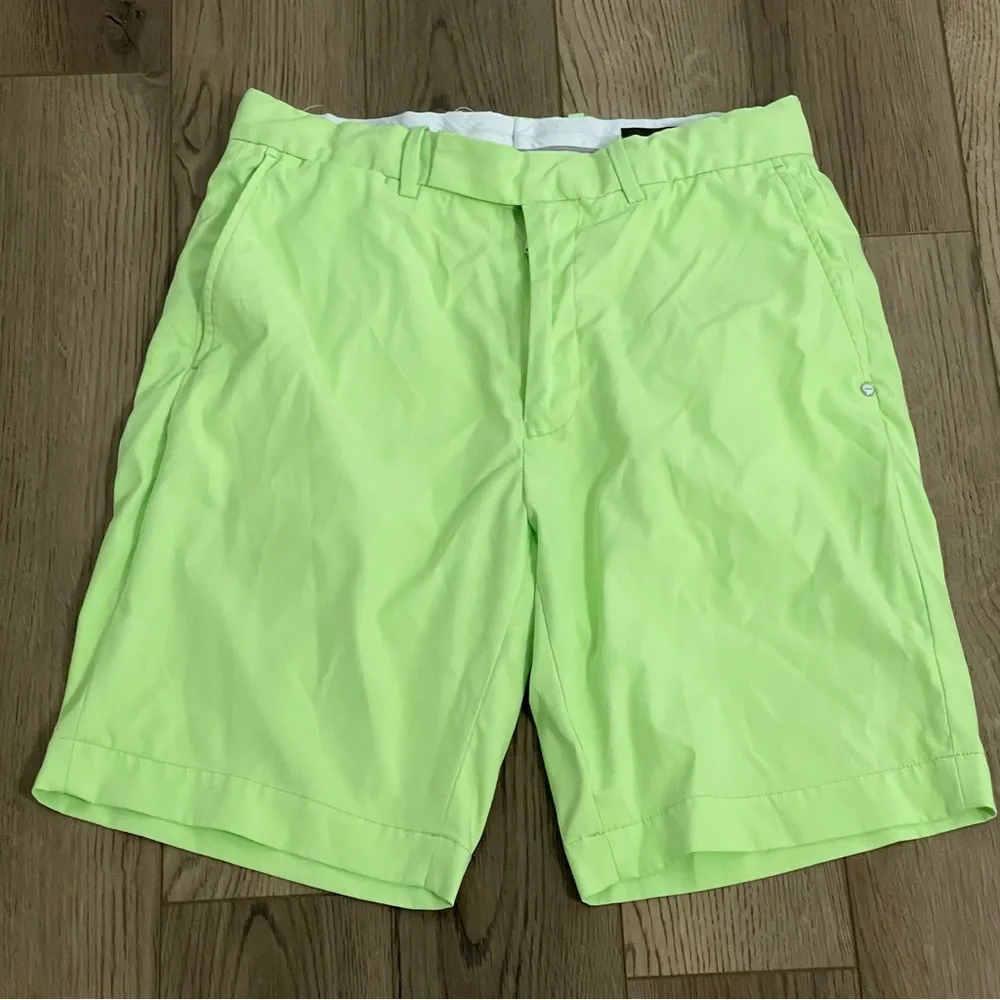 RLX Ralph Lauren Neon Green Golf Shorts Mens‎ Size 29