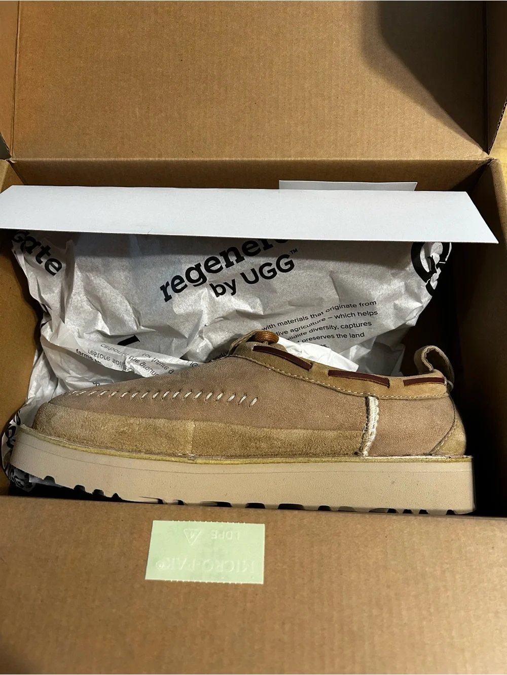 UGG Kids' Tan Suede Slip-On Shoe