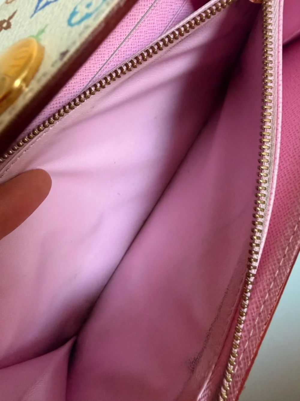 Louis Vuitton Multicolore Monogram Pattern Coated Canvas Sarah Wallet