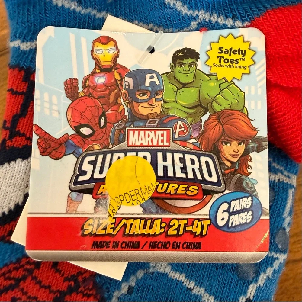 Marvel vibrant socks