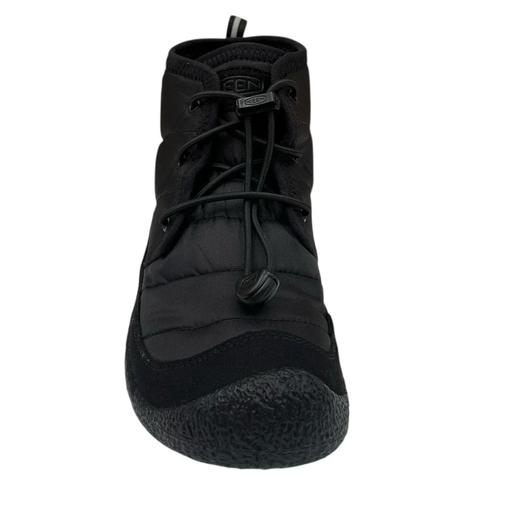 KEEN Youth Boys Girls Howser II Waterproof Insulated Chukka Boots Size 5 Black