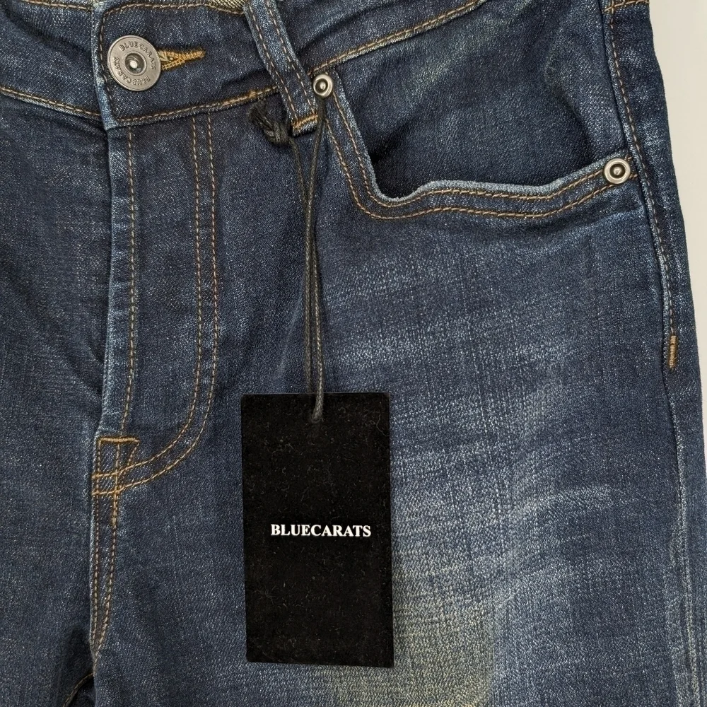 Bluecarats men distressed