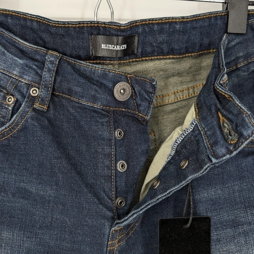 Bluecarats men distressed
