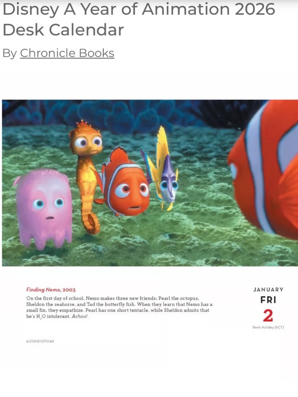 Disney year animation