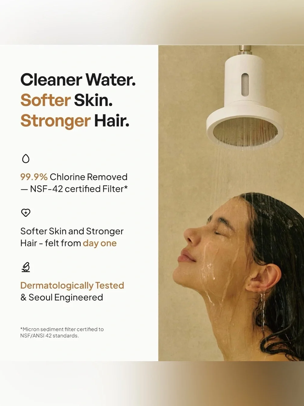 SecondShower filtered shower