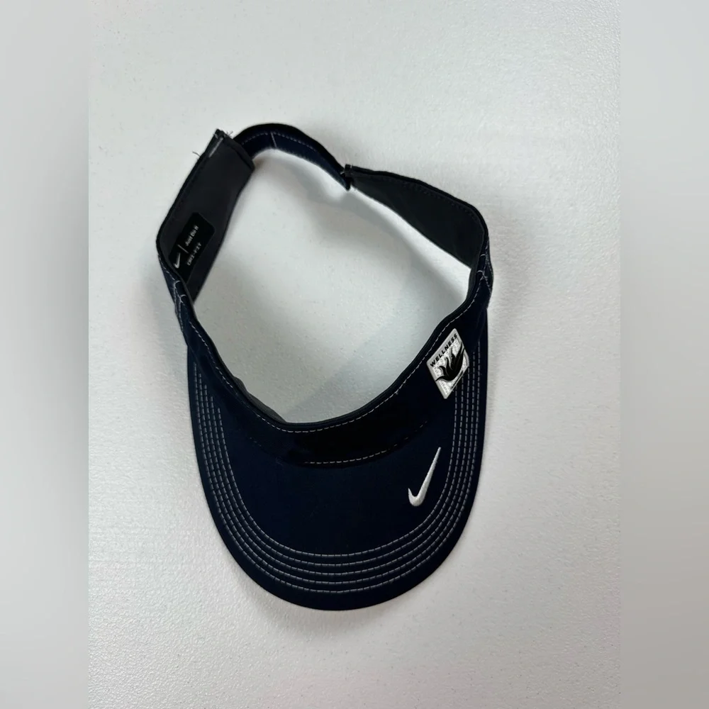 Nike Unisex Adult Dri-Fit Navy Blue Swoosh‎ Golf Ace Visor “Wellness Linkedin”