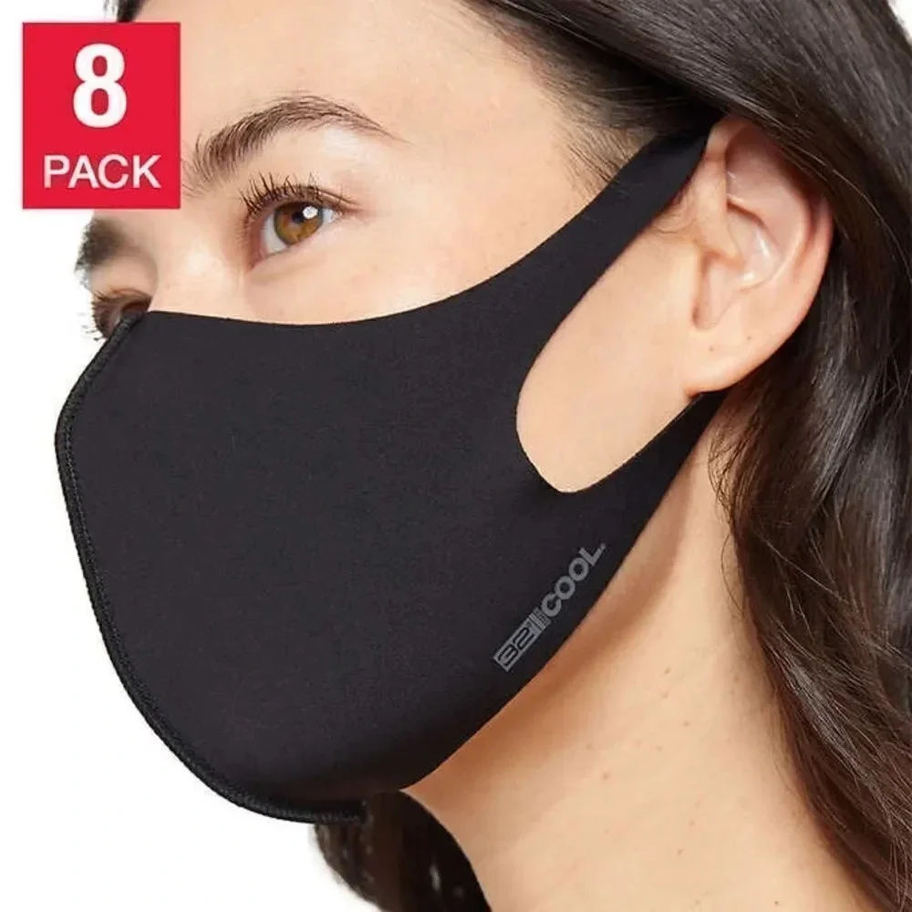 😍32 Degrees Adult Unisex Face Cover, 8-pack Regular Size/Medium