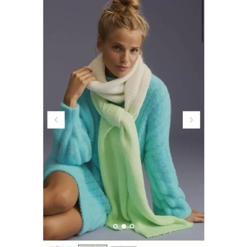 NWOT Anthropologie Skinny Ombre Scarf