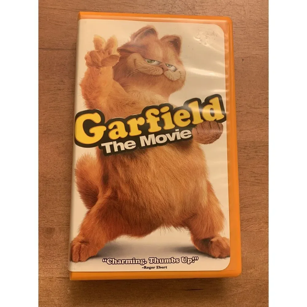 Garfield the Movie (VHS,‎ 2004) Late Release Tape 20th Century Fox Bill Murray