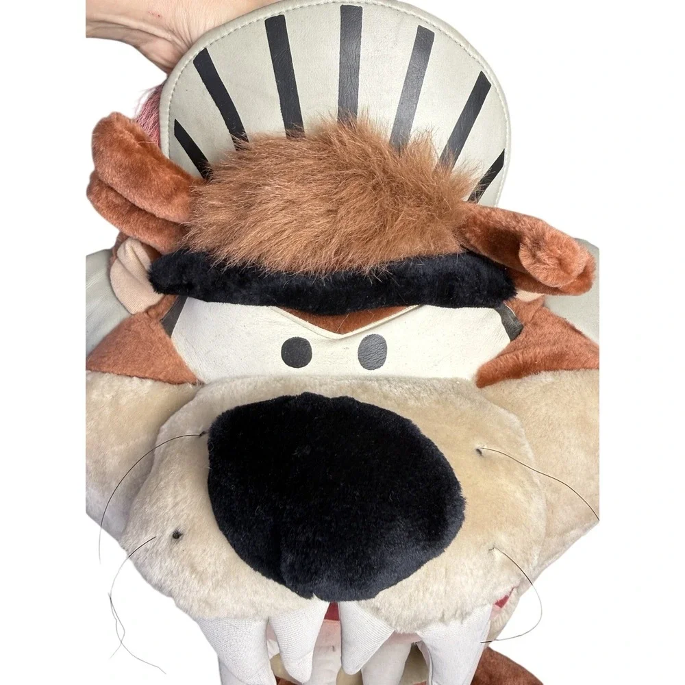 Vintage 90s Looney Tunes Taz Tazmanian Devil Roman Centurion‎ Big Plush Toy 1997