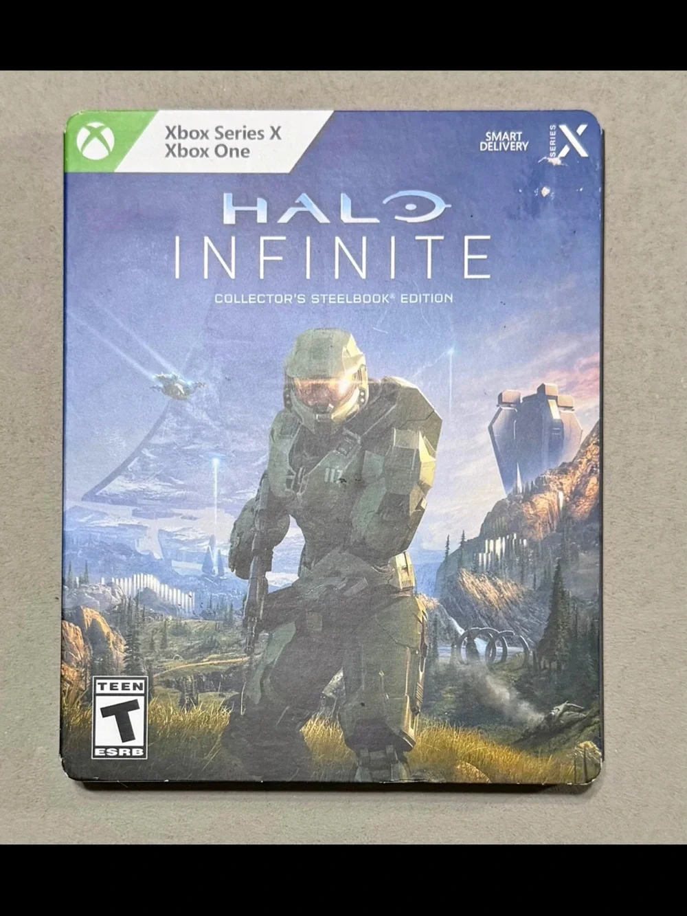 Microsoft Halo Infinite Collector's Steelbook Edition - Green & Blue Artwork