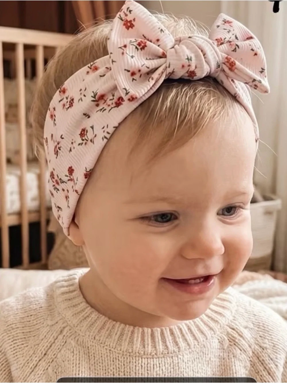 Kids Bow Headbands - Green and Maroon Pattern (Set of 2)
