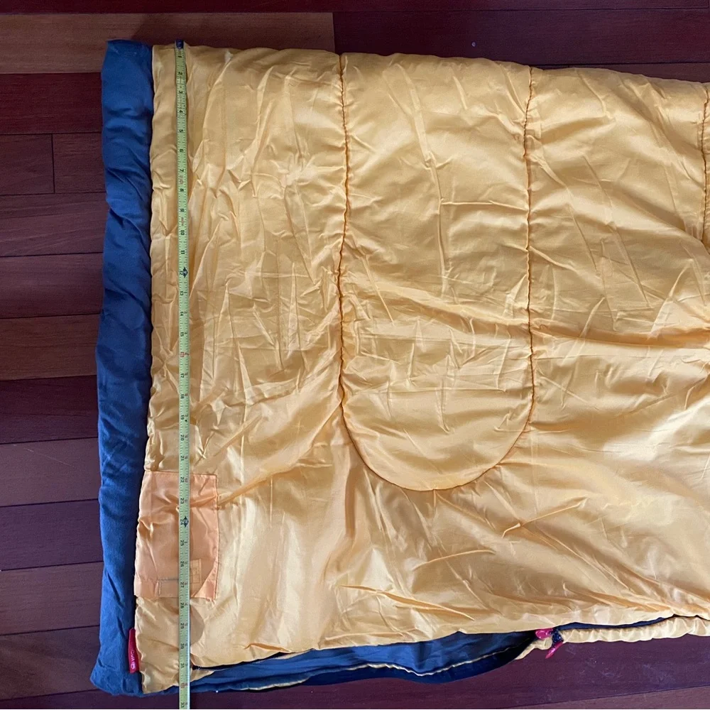 Vintage‎ Coleman yellow sleeping bag 33x70” PERFECT CONDITION
