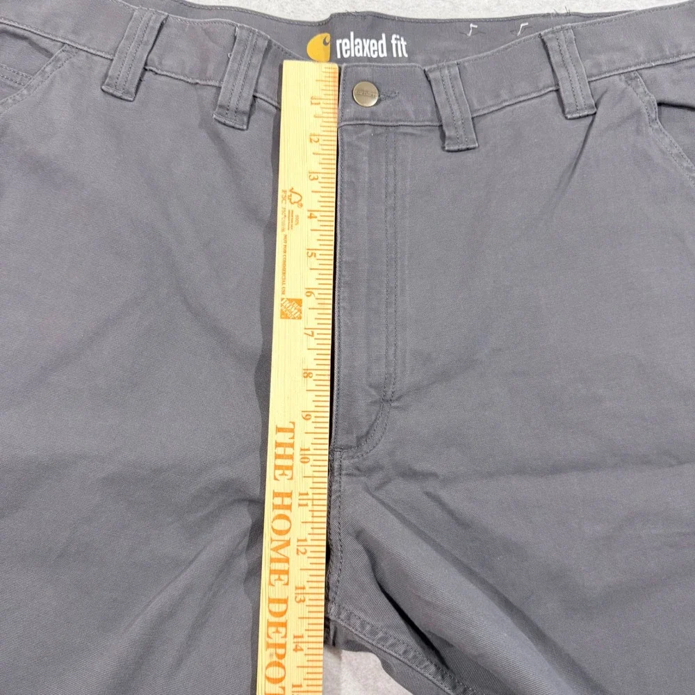 Carhartt‎ Cargo Work Shorts Mens 44 Gray NWT Relaxed Fit Rugged Flex Canvas 11in