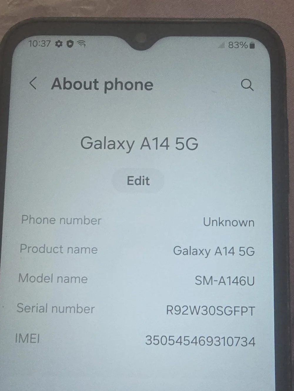 Phone Galaxy A14 5G