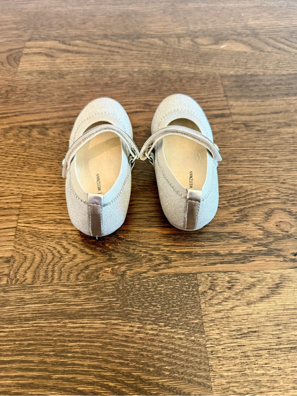 Stuart Weitzman subtle silver