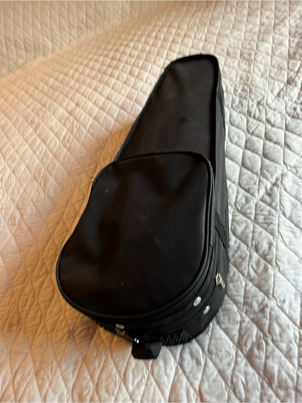 Black  travel case for ukulele- Lightweight Soft Case