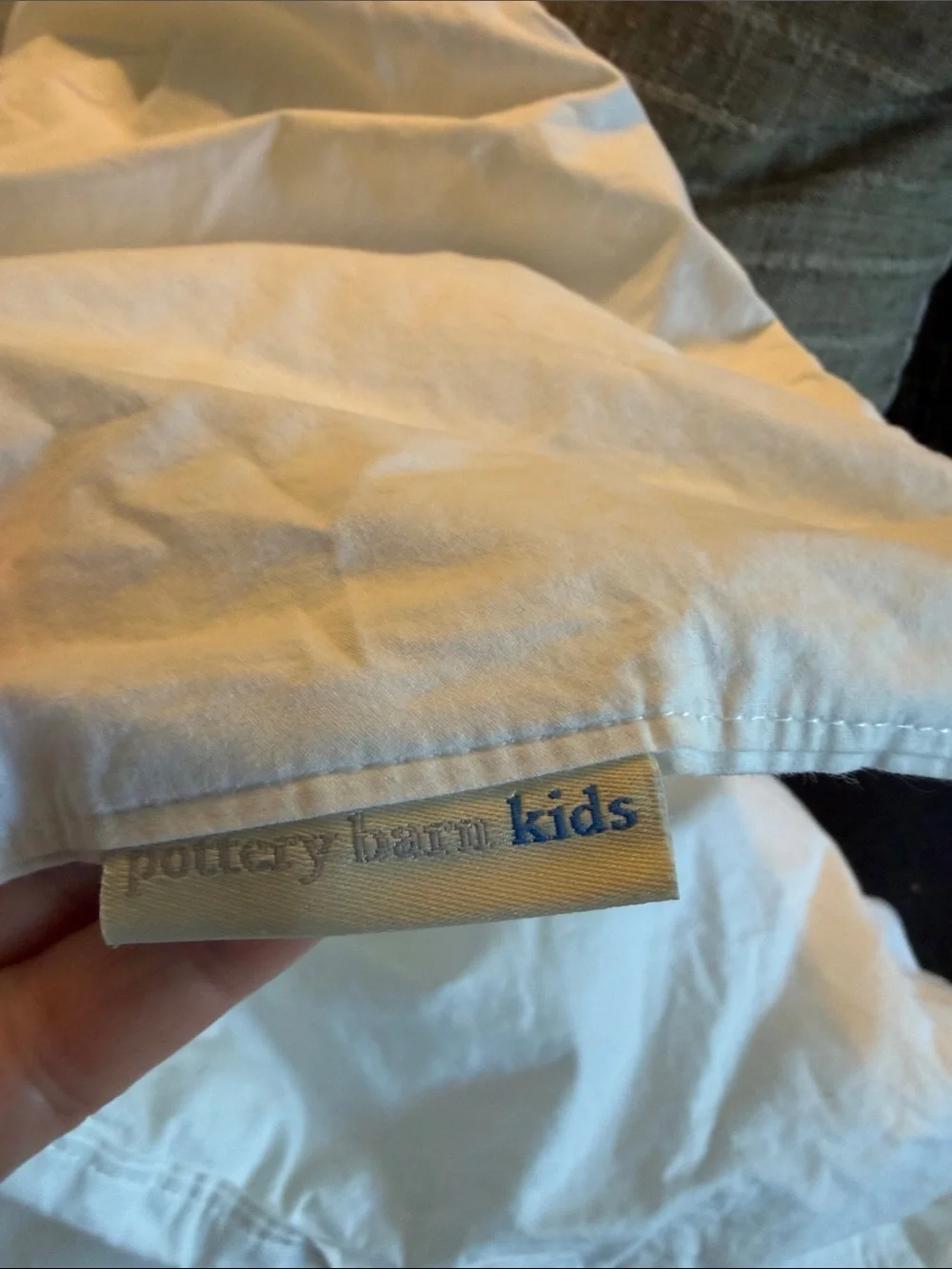 Pottery Barn Kids plush quilted