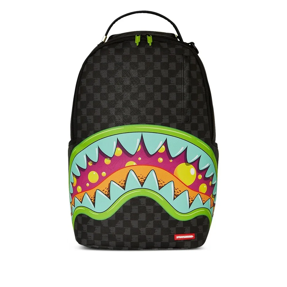 Sprayground Slime Takeover Backpack Unisex Black Multi Limited Edition Bag SGB41