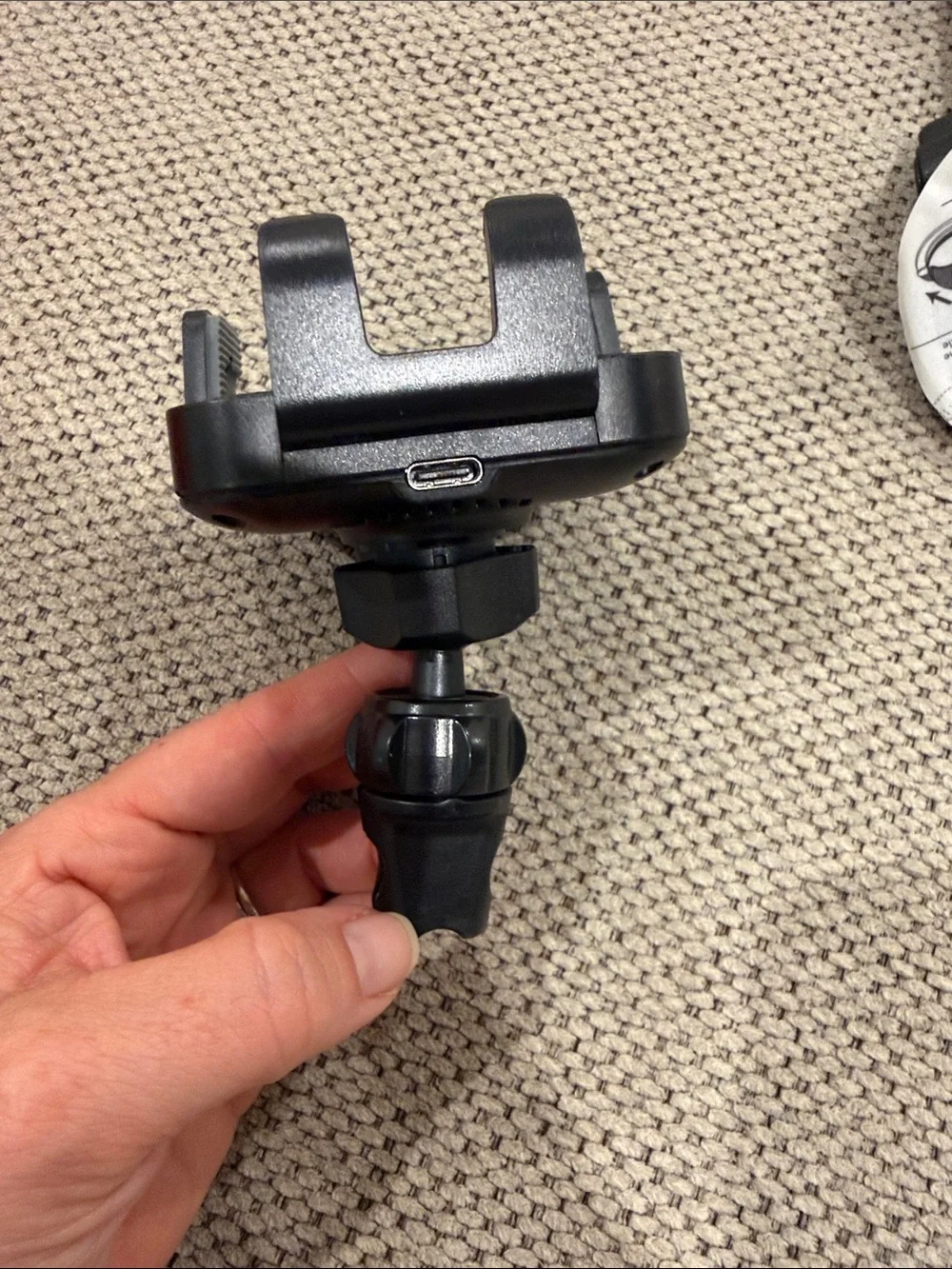 Black Fast Wireless Car Charger Mount