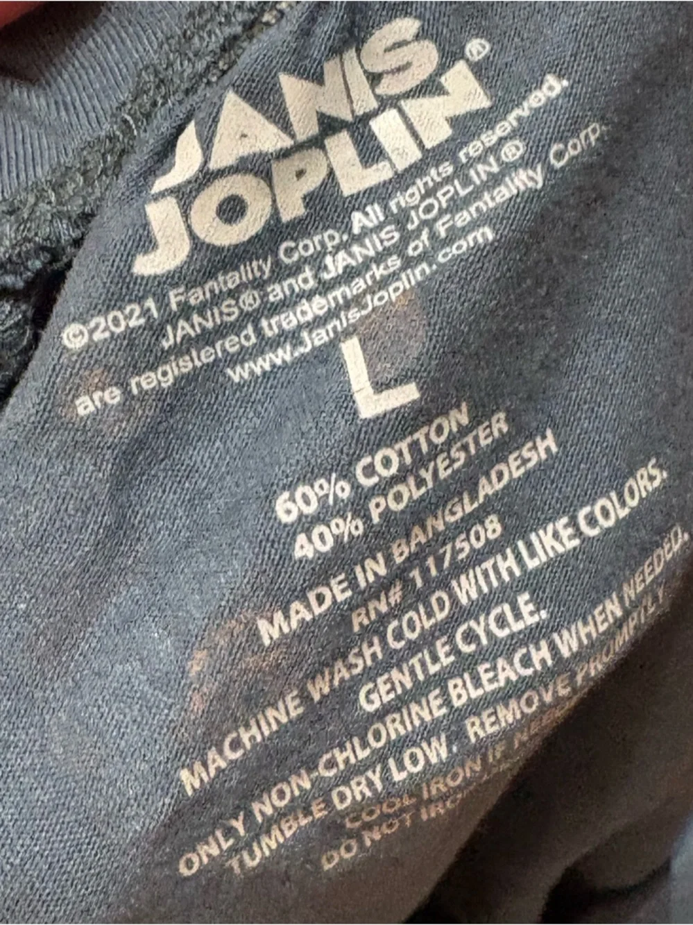 Janis Joplin navy camisole