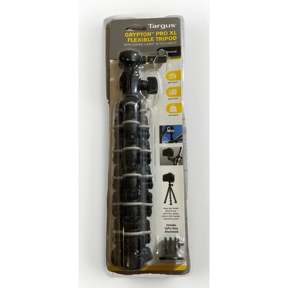 Targus Grypton Pro XL Flexible Tripod‎ with GoPro Hero Attachment TG-GT80G-101