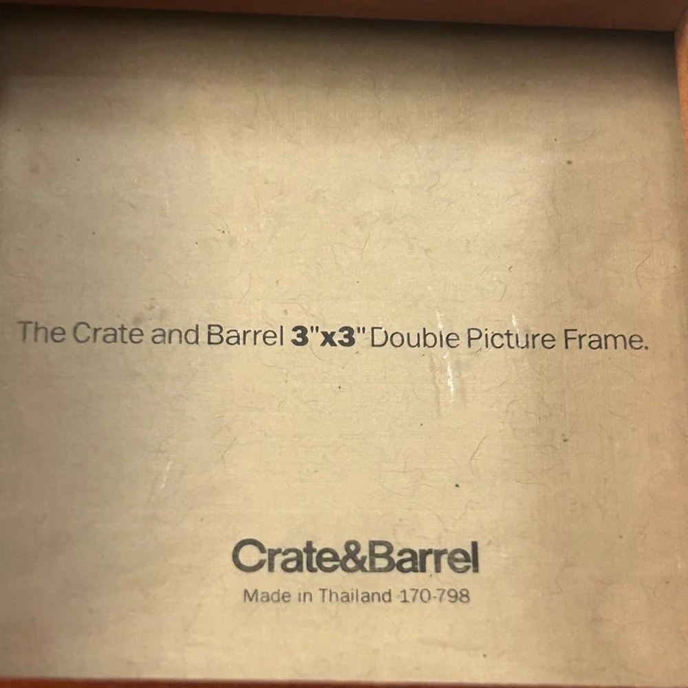 Crate & Barrel  Double Photo Frame 2026 trending home decor warm grandpa core