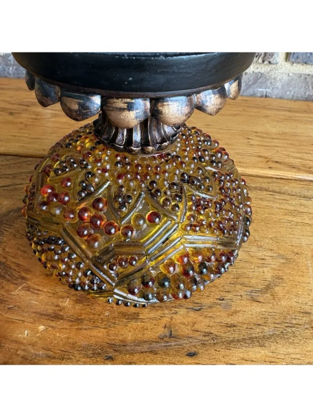 Vintage amber bronze