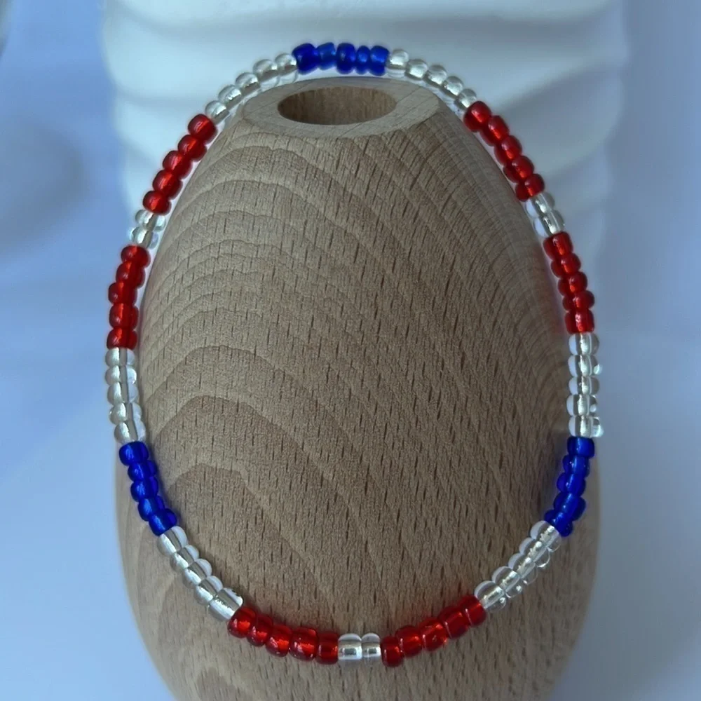 Hand Crafted stretch beaded