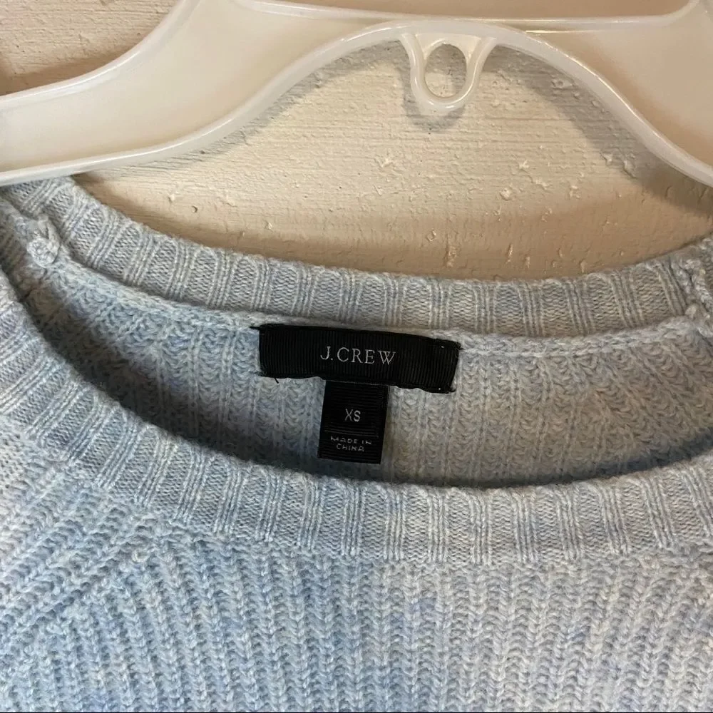 J. Crew | Wool Knit Elbow Patch Sweater size XS
