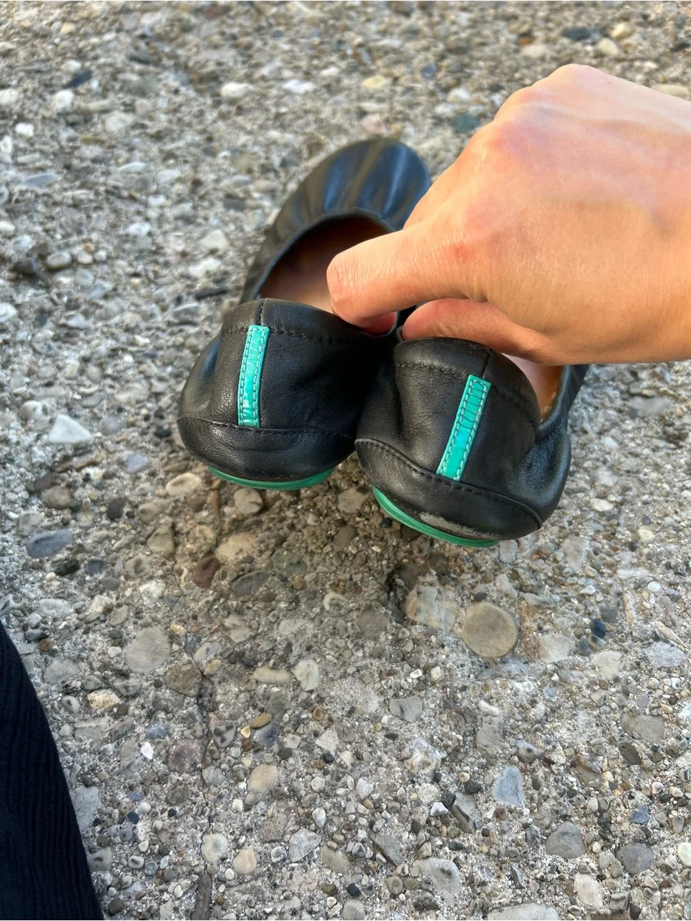 Tieks black insole many