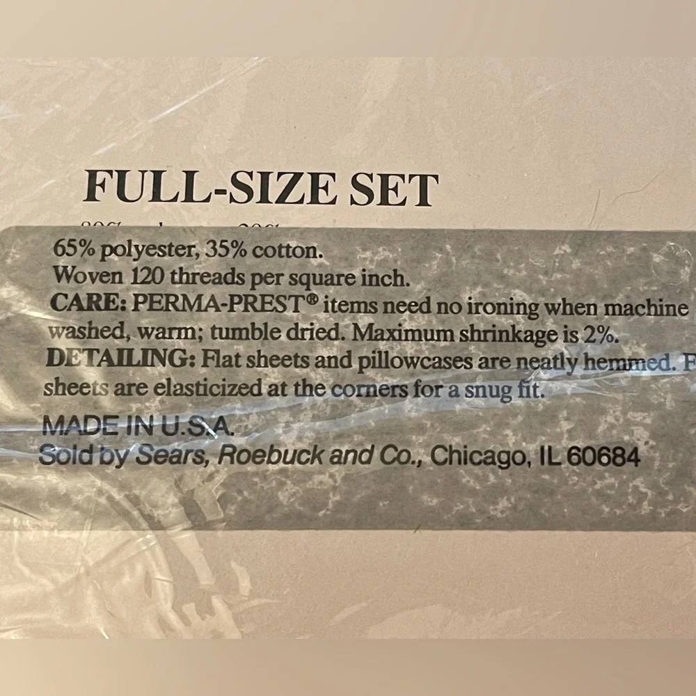 Sears full size