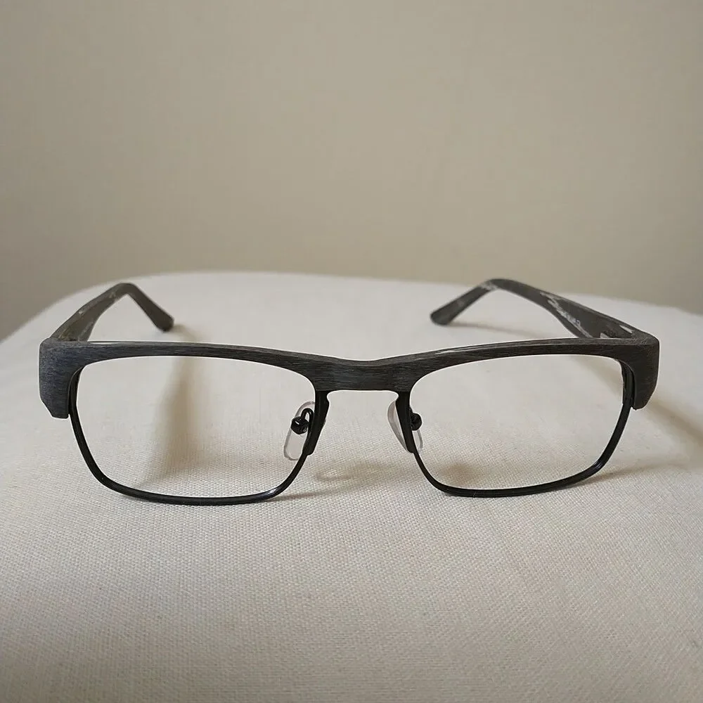 See Eyeglasses Frames Only 1813 C3 Black Brown 52-19-140 Metal Wood France