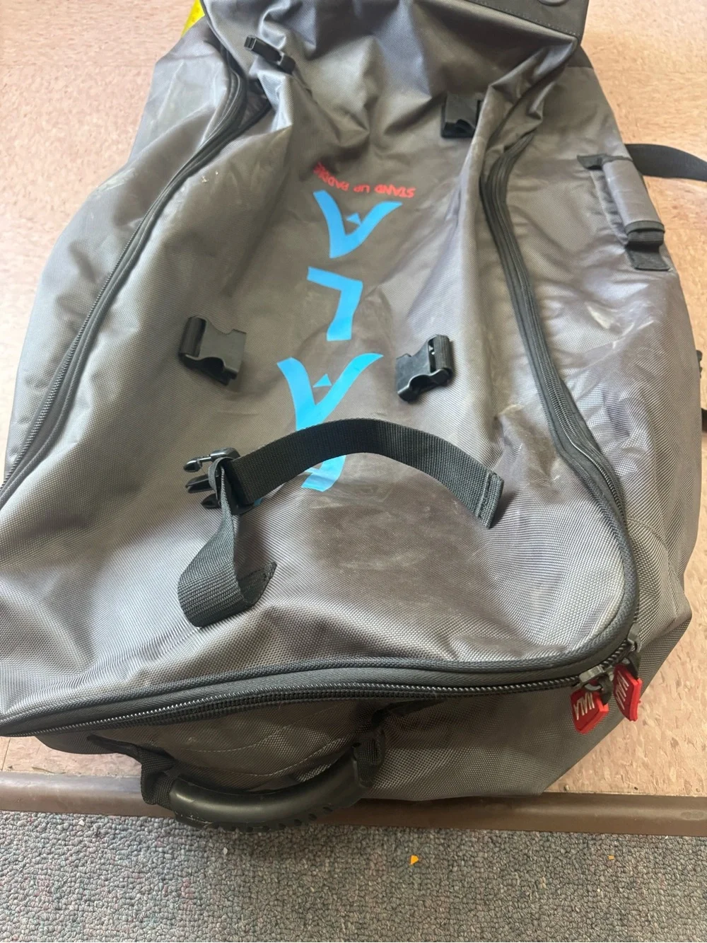 hala gray duffel