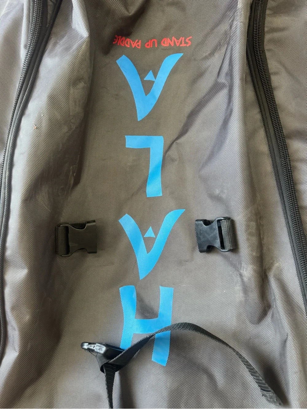 hala gray duffel
