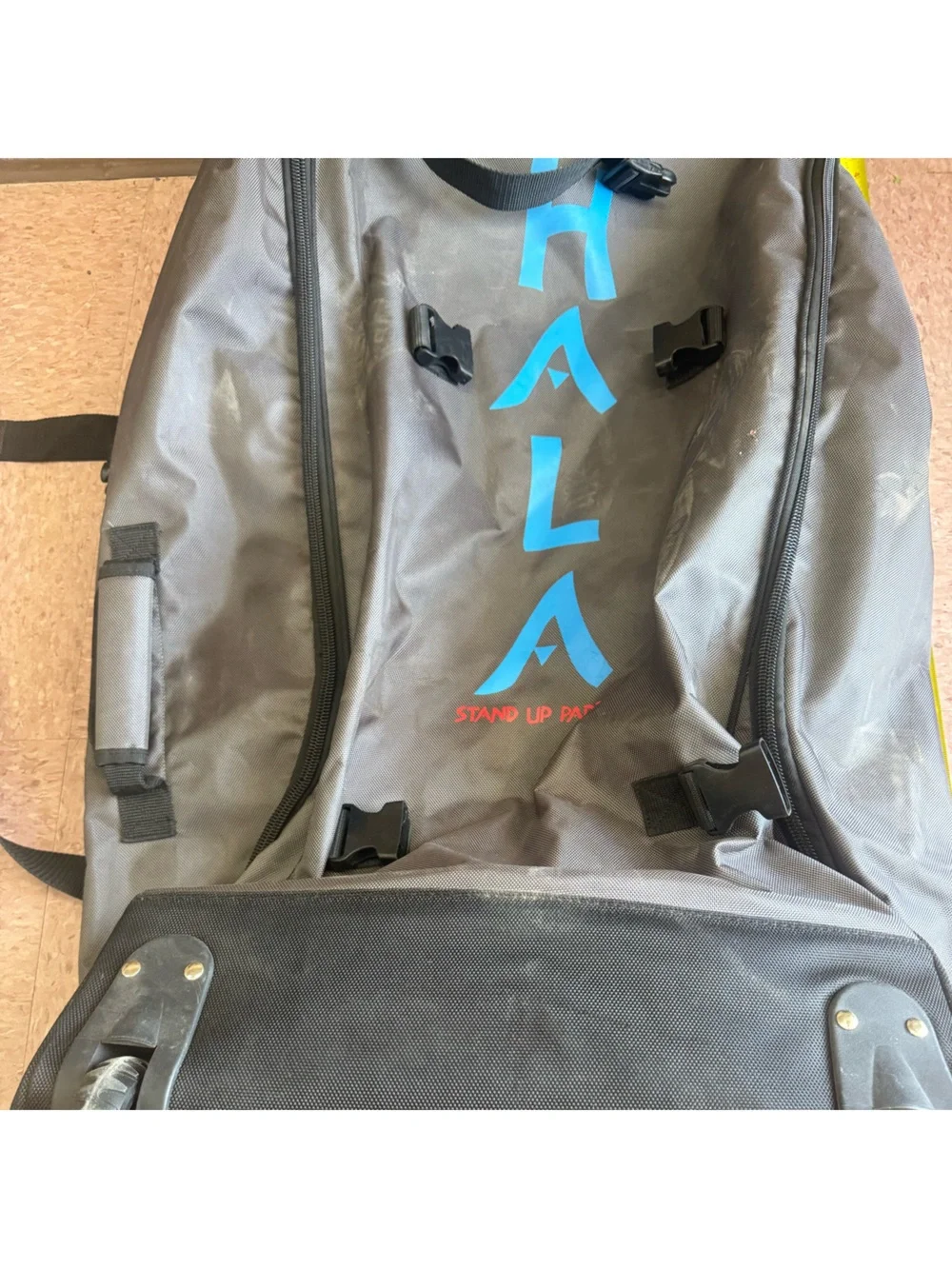 hala gray duffel