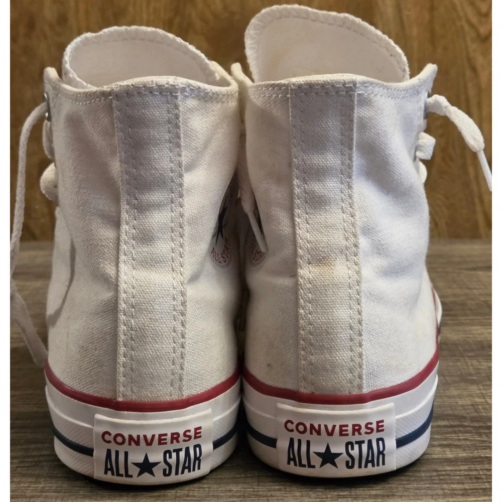 Converse Allstar High Top Shoes Sneakers Womens Size 6 White